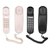 Mini Phone Wall-mounted Landline Telephone Home Phone Desktop Corded Fixed Wired Phone for Office Business Home Hotel