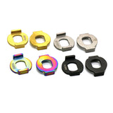 Dropship-1Pair Bike Titanium Alloy Rear Axle Gasket for Brompton Internal Shift Gasket Hub Anti-Drop Gasket Bicycle Accessories