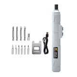 Cordless Mini Electric Screwdriver Set Wireless USB Rechargeable Screwdriver for Repairing Clock with 12pcs/88pcs Magnetic Bits