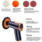 Car Polishing Machine Electric Wireless Polisher 100W 1800RPM Adjustable Speed Auto Waxing Tools Accessories