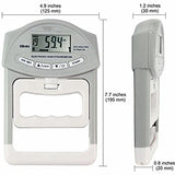 Digital Electronic Hand Dynamometer Grip Strength Measurement Meter Auto Capturing Hand Grip Power 200 Lbs / 90 Kgs