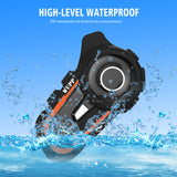 Bluetooth 5.0 Headset for Helmet Motorcycle Headphones Handsfree Moto Motor Bike Motorbike Wireless Intercom Earphone