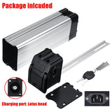 Electric Bike Plastic Lithium Battery Box 36V/48V/60V Large Capacity 18650 Holder Case Bicycle Accessories