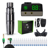 Professional Tattoo Pen Machine Mast Tour Set Tattoo Kit Rotary Pen Permanent Makeup Set LCD Power Supply