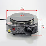 Portable Electric Burner 500W Single Stove Mini Hotplate Adjustable Temperature Furnace Home Kitchen Cook Coffee Heater Cooker D