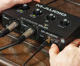 M-AUDIO M-Track DUO MIDI sound card 2-Channel USB recording interface 2 in / 2 out with Crystal Preamps