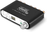 Q100 2.1 Channel Hi-Fi Bluetooth 5.0 Power Amplifier Class D Mini Stereo Audio Amp Speaker Subwoofer Wireless Receiver 80W+40Wx2