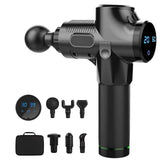 Muscle Massage Gun Sport Therapy Massager Body Relaxation Pain Relief Slimming Shaping Massager 4 Heads With Bag