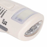 Hand Crank Flashlight Radio 3LED Multifunctional Portable Emergency Radio with Flashlight for Outdoor AM/FM Radio Receiver