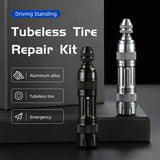 Bicycle Tire Repair Kit Aluminum Alloy MTB Mountain Road Bike Rubber Strip Repair Drills Cycling Car Tyre Puncture Maintain Tool