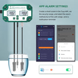 WIFI Water Quality Monitor Tester 6 In 1 PH/TDS/EC/SG/salinity/multi-parameter PH Detector Meter Tuya APP Control US/EU Plug