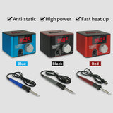 75W Electrostatic Protections Small Intelligent 200-480℃ Temperature Adjustment Soldering Station&amp;Electric Soldering Iron Set
