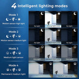 4 Pack Outdoors Solar Lights,With 4 Lighting Modes,Wall Light Motion Sensor Lights, Solar Light For Garden