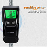 3 In 1 Handheld Wall Detector Metal Detector Find Metal Wood Studs AC Voltage Live Wire Detect Wall Scanner Electric Box Finder