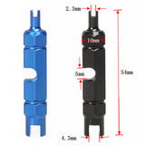 10 Pcs Bicycle Tire Valve Core French Presta Tire Air Valve Core Removal Tool Aluminum Alloy MTB Road Bike Tire Repair Parts