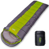 Camping Sleeping Bag, Lightweight 4 Season Warm & Cold Envelope Backpacking Sleeping Bag for Outdoor Traveling Hiking