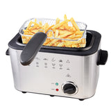 1.2L electric fryer, household non-flammable constant temperature mini multi-function rectangular chicken wings small electric