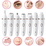 7 In 1 Electric Epilator Hair Removal Nose Eyebrow Trimmer Bikini Shaver Body Razor Painless Facial Grooming Kit Women Epilator