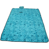 Portable Waterproof Folding Beach Picnic Mat Outdoor Printed Moisture-Proof Camping Sleeping Mat Travel Beach Pad 2X2M