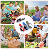 Outdoor Tableware Portable Stainless Steel Cutlery Fork Spoon Picnic Travel Tableware For Camping Equipment Cooking supplies