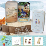 Box Theatre Dollhouse Furniture Miniature Toy DIY Miniatures Doll House Furnitures Casa Toys for Children Birthday Gift Q4