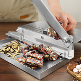Commercial Frozen Meat Slicer Bone Cutting Machine Minced Lamb Bone Meat Cutter Chicken Duck Fish Ribs Lamb Cutting Kitchen Tool