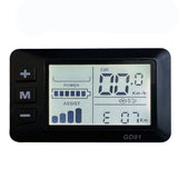 Ebike 24V 36V 48V JN LCD GD01 Display Waterproof for JN Controller Elecrtic Bicycle Hub Motor Conversion Kits