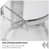 1pc Wall Mounted Fire Extinguisher Hanger Iron Fire Extinguisher Rack for Home
