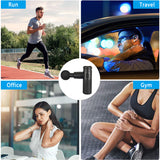 Mini Massage Gun Electric Massager Deep Tissue Percussion Muscle Massager Electric Pain Trainer Therapy for Body Relaxation