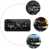 1 Set Universal Motorcycle Head Display TPMS Monitor Tire Pressure Detector