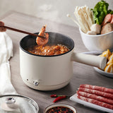 220V Multi Household Electric Cooking Machine Hot Pot Non-stick Multi Cooker Hotpot 2 Gear Control EU/AU/UK/US Plug
