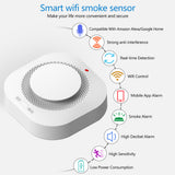 Tuya WiFi Smoke Alarm Fire Protection Smoke Detector Smokehouse Home Combination Fire Alarm Security System Firefighters