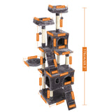 Domestic Delivery Cat Pet Furniture Cat Toy House Scratching Wood House Toy Pet Cat Jumping Toy Climbing Frame Scratching Post