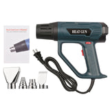 Hot Air Blower 2000W Heavy Duty Fast Electronic Digital Heat Gun Hot Air Gun Air Heater Adjustable Temperature Rapid Heating