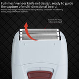 Electric Razor USB Rechargeable Electric Foil Shaver Electric Razor For Men Beard Trimmer Hair Clipper Dual Purpose