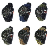 Outdoor Multifunction Rope EDC Safety Equipment Tools Bracelet Camping Tactical Survival Watch