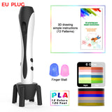 Student 3D Printing Pen Smart Graffiti Pen Three-dimensional Painting Pen Charging 3D Creative Children Men and Women Gifts