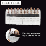 12 In 1 Mini Ratchet Socket Wrench Screwdriver Set Portable 1/4 Inch Ratchet Spanner Quick Release Socket Repair Tool Hand Tool