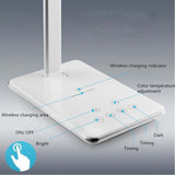 New Multi-function LED Table Lamp Foldable 4 Color Temperature Book Light Mobile Phone Wireless Smart Charging USB Output