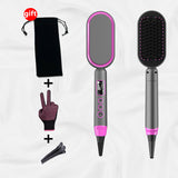 Hair Dryer Brush Blow Dryer Hair Styler Hot Air Brush Volumizer Hair Straightener Curler 3 in 1 Blower Brush Hairdryer Hairbrush