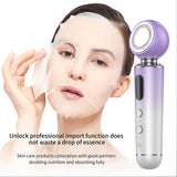 2022 RF Microcurrent EMS Skin Rejuvenation Beauty Machine Facial Massage Infrared Light Therapy Anti-Wrinkle Ultrasonic Cleaning