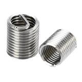 120pcs Screw Threaded Inserts Stainless Steel Fasteners Repair Tools Kit Coiled Wire Helical Screw Sleeves Set M6-M18 Insert Kit