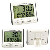 2022.High Accuracy Weather Station Digital Thermometer Hygrometer Meter Alarm Clock Indoor Electronic Temperature Humidity