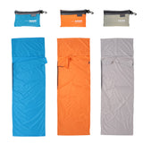 TOMSHOO 70*210CM Outdoor Travel Camping Polyester Pongee Healthy Sleeping Bag Liner with Pillowcase Portable Business Trip Hotel