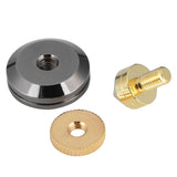 4 Pairs Speaker Isolation Spikes Stand Feet Gold-plated Copper HiFi Speaker AMP CD Cone Base Pads 28x25mm
