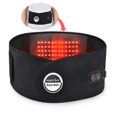 Infrared Heating Therapy Waist Vibration Massager Low Back Belt Pain Relief Spine Lumbar Back Belt Brace Support Massager