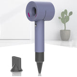 2 Pcs Hair Dryer Case Cover for Dyson Soft Silicone Gel Dust Proof Blower Protective Skin Cover, Blue & Gray Purple