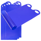 4Pcs Roll Up Snow Sled Lightweight Rolling Snow Sliders Flexible with Handles for Adults Winter Downhill Outdoors Skiing