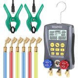 Pressure Gauge Refrigeration Digital Vacuum Pressure Manifold Tester Heating Ventilation&amp;Air Conditioning Temperature Meter