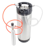 Homebrew Kegging Kit Co2 Regulator Flow Control Beer Tap Picnic Tap For Ball Lock Cornelius (Corny) Keg